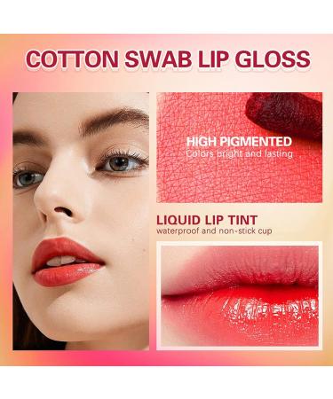 Buy Lip Tint Cotton Swabs - 20 Pcs Waterproof Non-Stick Q-Tips for Long Lasting Lip Makeup (Strawberry - Buy Online on GoSupps.com