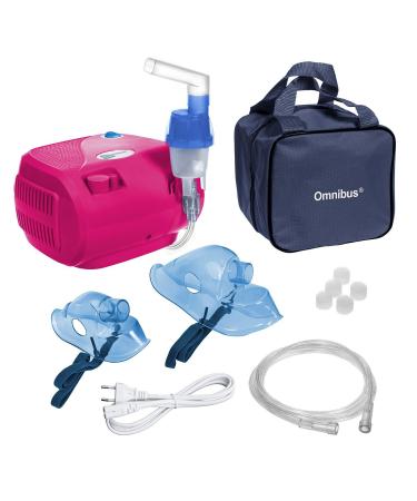 Omnibus BR-CN116 Inhaler Inhaler Aerosol Therapy Nebulizer Inhalation Compressor Pink