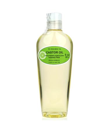 Dr Adorable - 8 oz - Premium Castor Oil - 100% Pure Natural Organic Cold Pressed Virgin