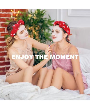 ODDIER Make-up Spa Headband - Red Microfiber Coral Fleece Hair Band for Women and Girls, Ideal for Bath, Skincare, and Makeup Application - Buy Online on GoSupps.com