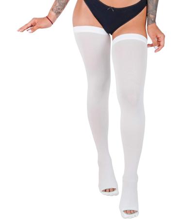 Invera Anti-Embolism Compression Stockings | Thigh High Unisex Ted Tube Socks | 15-20mmHg Moderate Support | 3XL - Worldwide Shipping - Buy Online on GoSupps.com