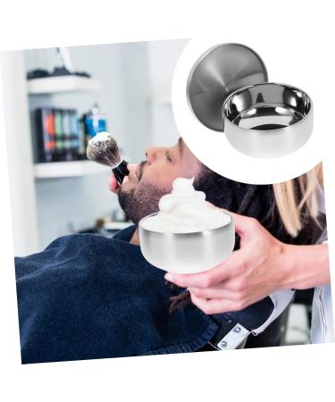 Frcolor Rustproof Steel Razor Soap Mustache Bowl & Stand - Durable Shaving Cup for Men - Buy Online on GoSupps.com