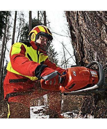 Protos GmbH Arborist Helmet - Hi-Viz Yellow & Carbon | Integrated Design - Buy Online on GoSupps.com