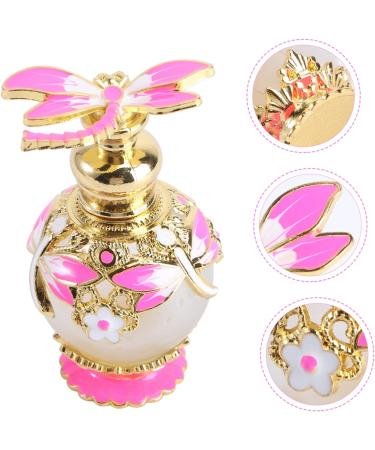 Angoily 15 Dragonfly Perfume Bottle Dubai Style Essential Oil Bottle Ml Perfume Bottle Decor Jewelry Holder Refillable Perfume Bottle Empty Fragrance Bottle Frosted Glass Bottle 8X4X4CM Pink - Buy Online on GoSupps.com