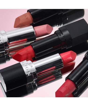 Avon Ultra Satin Lipstick Shimmering Pink with Vitamin E Avocado Oil and Sesame Oil for rich creamy color with a satin finish - Buy Online on GoSupps.com