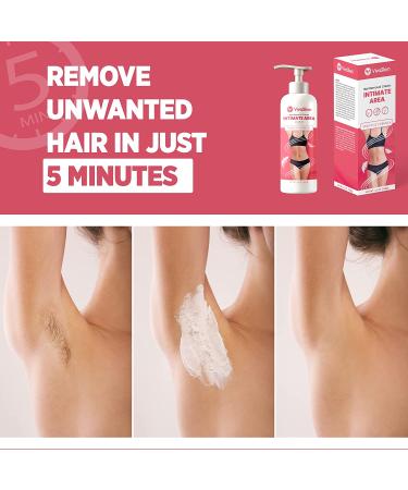 Women's Intimate Hair Removal Cream - Underarms & Private Parts - Painless Depilatory for All Skin Types - Buy Online on GoSupps.com