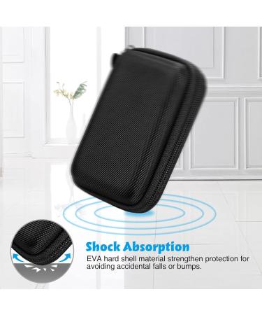 Hard Shell Protective Case for Freestyle Libre 3/2 Reader - Lightweight & Shockproof Diabetic Storage Case (Black) - Buy Online on GoSupps.com