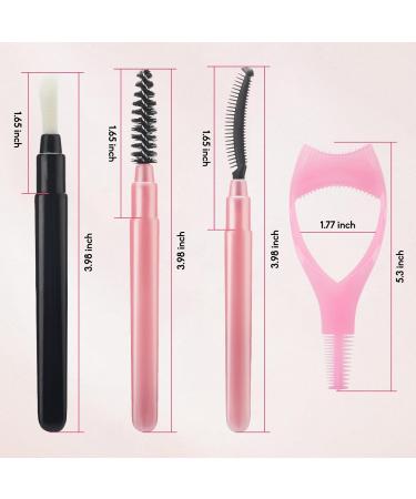8 PCS Eyelash & Eyebrow Brush Set - Mascara Wands Comb & Shield Applicator for Lash Extensions & Makeup - Travel Friendly Makeup Brushes - Buy Online on GoSupps.com