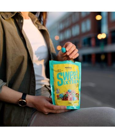 Sweet Sixteen Original Candy Classic Mix of Sweet and Sour-Coated Gummies 400g per Pack Peanut & Nut-Free Candies Soft Chewy and Always Fresh 400 g - (Pack of 1) - Buy Online on GoSupps.com