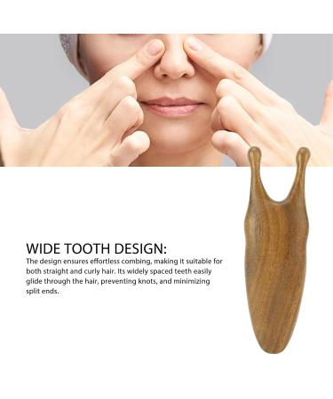 Sonew Nasal Meridian Massage Curb | Sandalwood Gua Sha Tool for Facial & Nose - Unisex Hand-held Massage Device - Buy Online on GoSupps.com