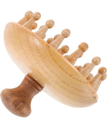 Beaupretty Wooden Massage Comb - Beech Hair Brush for Scalp & Curly Hair Care - Promotes Circulation & Shampoo Application - Buy Online on GoSupps.com