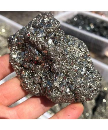for 1pc 200-600g Natural Iron Pyrite Cluster Crystal Stone Rough Display Specimen Minerals Natural Quartz Crystals Decoration Piedras decorativas para el hogar (Size : 300-400g) - Buy Online on GoSupps.com