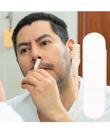 2 in 1 Nose Hair Trimmer Nose Hair Cleaner 360 Degree Rotatable Nose Hair Trimmer Portable Manual Nostril Hair Removal Device with Ear Cleaner for Women and Men Double Cutter Head - Buy Online on GoSupps.com