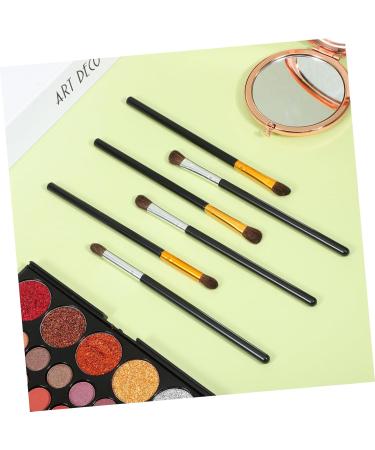 IWOWHERO 6pcs Eye Shadow Brush Eyeliner Brush Eyeshadow Makeup Brush Horse Hair Plastic - Buy Online on GoSupps.com
