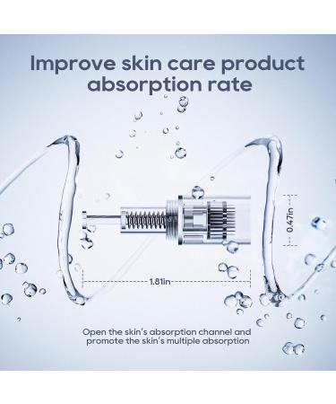 Yohoofen Microneedling Cartridge 12Pcs 36-Pin Replacement Cartridges - Buy Online on GoSupps.com