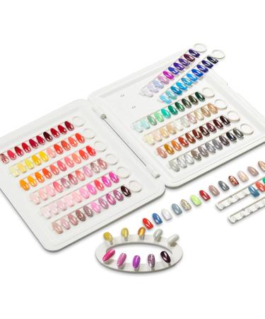 MYLEE Swatch Book - 120 Colour Slots Detachable Nail Colour Chart Display Book Comfortable and Easy to use - Clips in Nail Tips Professional Salon & Home use Portable - Buy Online on GoSupps.com