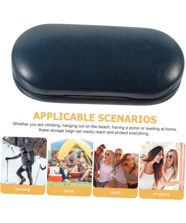 Shop Gatuida Accessories: Double-League Glasses Case Set - Protective Contact Lens & Reading Glasses Case for Travel - Premium PU Quality - Buy Online on GoSupps.com