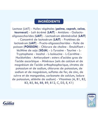Laboratoire Gallia Galliagest Premium 2 me ge 820g X3 6-12 mois - Buy Online on GoSupps.com