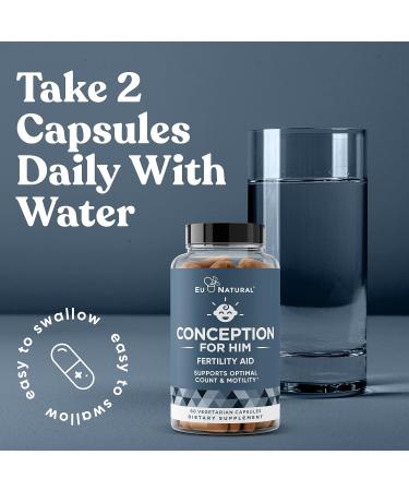 Eu Natural Conception Menâ€™s Fertility Vitamins - 60 Vegetarian Capsules for Optimal Reproductive Health - Buy Online on GoSupps.com