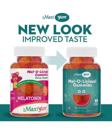 Melatonin Gummies for Kids - 1mg Chewable Supplement - 60 Count for Restful Sleep - Children and Adult Melatonin Gummies - Pack of 1 - Buy Online on GoSupps.com
