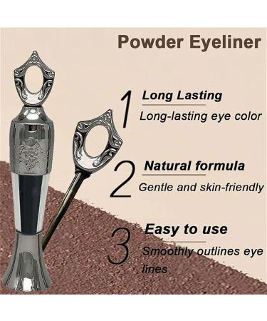 Natural Eyeliner In Powder Form Waterproof And Smudge-Proof Rich And Long-Lasting Color Suitable For Women. (D) - Buy Online on GoSupps.com