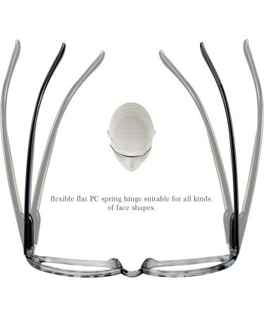 LifeArt 4 Pairs Reading Glasses - Blue Light Blocking 4.0x Magnification Computer Glasses - International Shipping Available - Buy Online on GoSupps.com