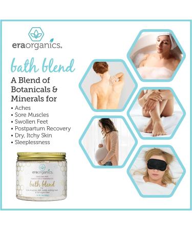 Organic Epsom Salt Lavender Bath Soak - Soothing Pregnancy Bath Salts for Women - Dead Sea Salt and Epsom Salt Blend for Relaxation - Buy Online on GoSupps.com