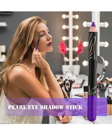 Eyeshadow and Eyeliner Waterproof Eye Shadow Pencil High Pigmented Glitter Shimmer Eyeshadow Long Lasting Eye Cosmetics Iu - Buy Online on GoSupps.com