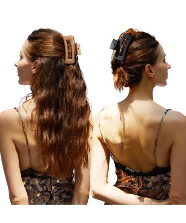 Venhay Hair Claw Clips 4 Inch Matte No Slip Jaw Clips for Thick Hair - 3 Pack - Buy Online on GoSupps.com