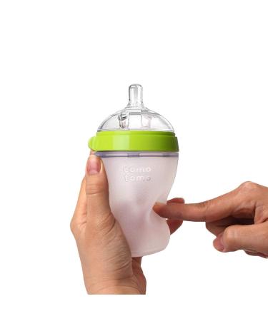 Comotomo Natural Feel 8oz. Bottle 6 Pack - Green | BPA-Free Baby Bottles - Buy Online on GoSupps.com