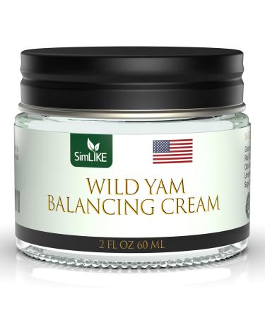 Wild Yam Balancing Cream: Menopause Relief & Menstrual Support Like Hot Flashes Night Sweats 2 FL OZ(60 ML)