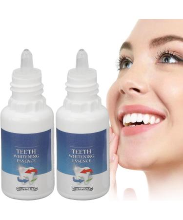 2pcs 10ml Teeth Whitening Essence | Remove Plaque & Stains | Temporary Teeth Whitening Serum for White Teeth - Fast International Shipping - Buy Online on GoSupps.com