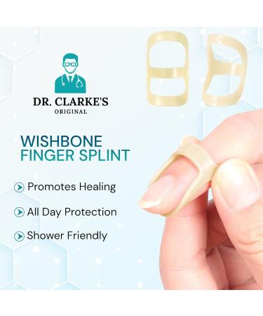 Dr. Clarke's Original Finger Splints - Size 3, 4, 5 - 3 Pack - Finger Hand Brace for Arthritis, Trigger Finger, Mallet Finger - Thumb & Finger Support - Buy Online on GoSupps.com