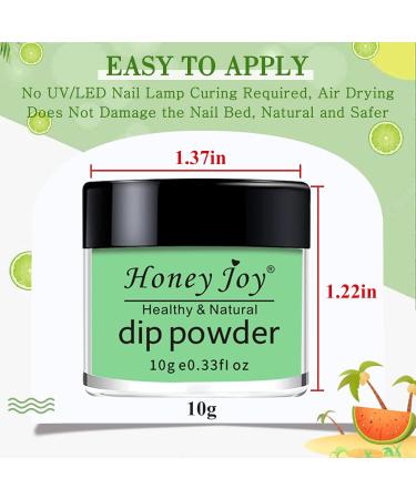 Summer Collection Fine Dipping Powder Kit - 8 Colors Set for Even & Smooth Finish | Nail Color System with Gel Polish Effect - Buy Online on GoSupps.com