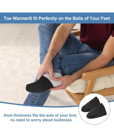 Neoprene Toe Warmers - 2 Pairs for Winter Sports & Hiking | S & M Sizes | Thermal Toe Protection - Buy Online on GoSupps.com