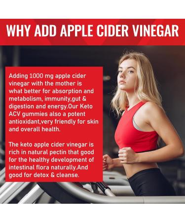 RTMGOB Apple Cider Vinegar Gummy Vitamin B12 1000 mg Apple Flavor Vegan Non-GMO Gluten Free Supplement-60 Gummies - Buy Online on GoSupps.com
