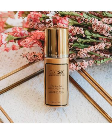 GLO24K Anti-Aging Cream & Serum | 24K Gold Amino Peptides Vitamins A C E - Buy Internationally - Buy Online on GoSupps.com
