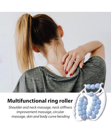 Buy Rad Fascia Muscle Roll - Adjustable Leg Massage Roller with 15 Rolls & 360 Rotation for Muscle Relaxation Calf & Neck Relief - Ideal for Yoga & Bodybuilding - Blue - Buy Online on GoSupps.com