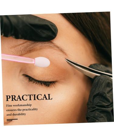 MUSISALY 100pcs Eye Shadow Stick Double Ended Makeup Brush Sponges Makeup Comestic Mini Para Emulsion Pink 6.20X0.50X0.50CM Pink - Buy Online on GoSupps.com