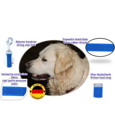Twinkys Dog Style Tow Leash - Rubberized 20mm Wide for Dogs up to 50kg - 30 Meters - Made in Germany - Blue - Buy Online on GoSupps.com