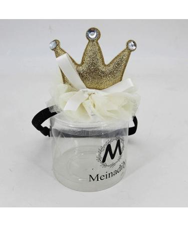 Baby Girl Headbands Baby Headband with Gold Crown Newborn Headbands and Brow for Baby Girl Baby Headband Toddler Soft Stretch baby Headbands Girl Flower Hair Accessories for Girls - Buy Online on GoSupps.com