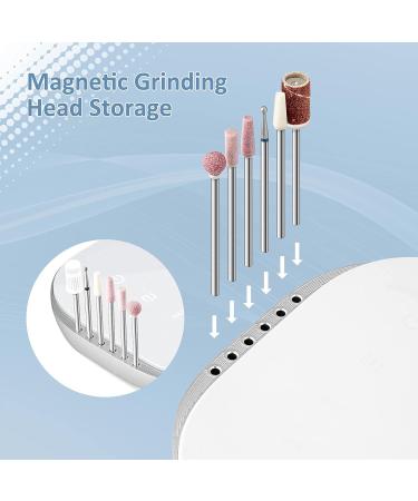 Madenia Electric Nail Master TouchPro 35000 RPM - Professional Nail File Set for Manicure & Pedicure with HD Display & 6 Bits - Ideal for Art Nails - International Shipping Available - Buy Online on GoSupps.com