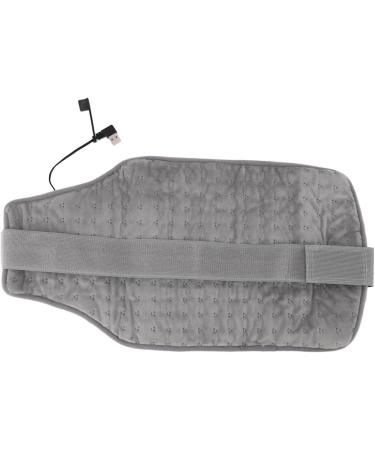 USB Heated Belt - Adjustable Temperature Portable & Breathable Heating Waist Wrap for Home Use (Light Gray) - Buy Online on GoSupps.com