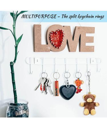 PAXCOO 200Pcs Split Key Rings Bulk for Keychain and Crafts  1 inch (25mm) - Buy Online on GoSupps.com