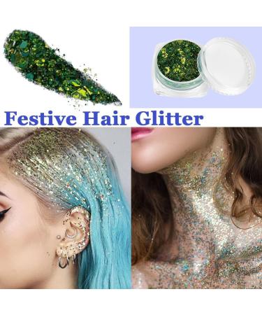  AOOWU AOOWU Glitter Gel for Body and Face 12 Colors Face Makeup for Carnival Halloween Birthday - Buy Online on GoSupps.com