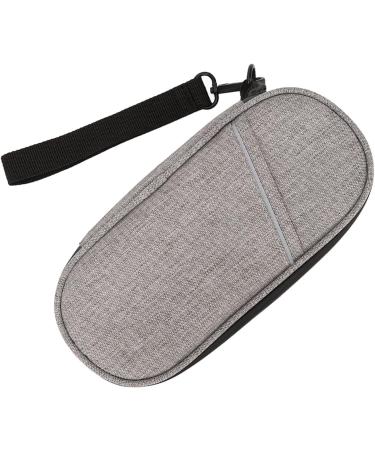 Insulin Cooler Bag - Aluminium Foil Insulation, Durable Zipper Design, Portable - Grey - Buy Online on GoSupps.com