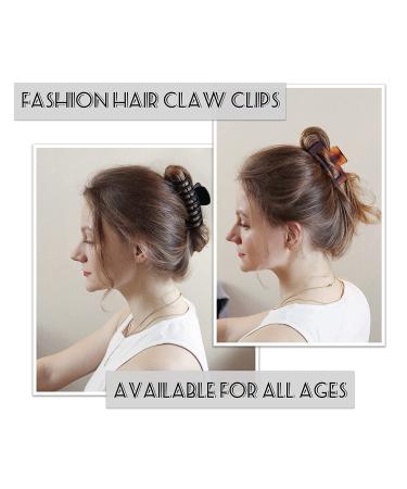 Vsiopy 10pcs Hair Claw Clips for Women - Strong Hold 3.5 Inch Nonslip Hair Clamps - Medium to Large Size - Thin Hair Hair Jaw Clips - 5 Pack - Buy Online on GoSupps.com