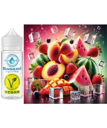Frozen Fruit Trio - p che-fraise-past que Ice ar me concentr - Vegan - Sasami - 10 ml
