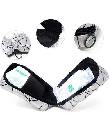Honbay Large Capacity Sanitary Napkin Bag Tampons Pouch - Silver - Buy Online on GoSupps.com