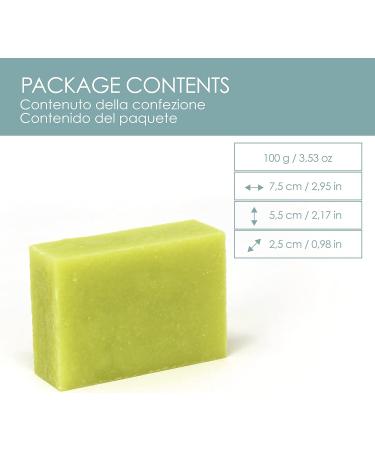 Aloe Soap - Handmade Natural Cold Processed Soap - Ideal for Women Men and Children - 100 gr - Buy Online on GoSupps.com